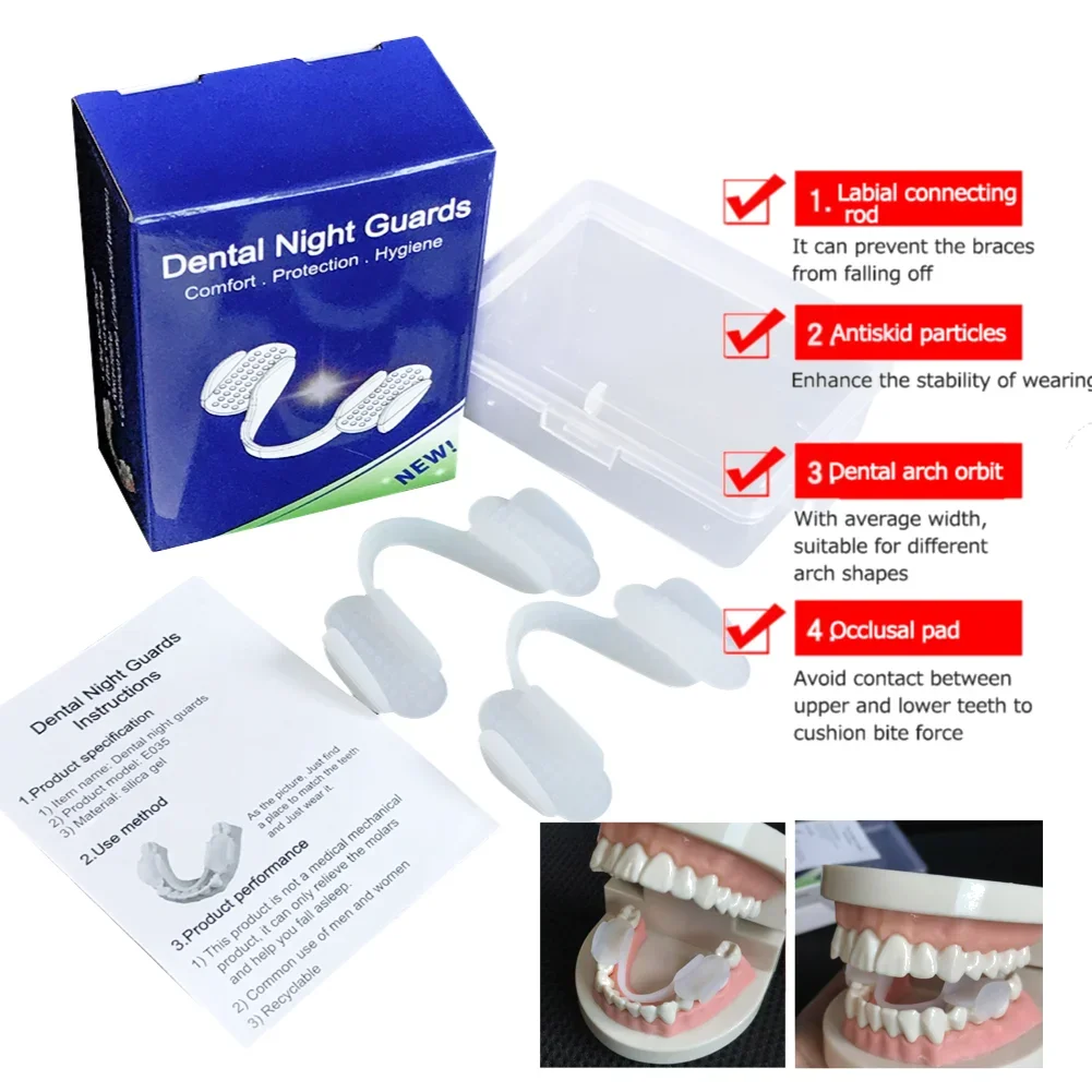 

Стоматологический капа-протектор для зубов, мягкая силиконовая накладка универсального размера для защиты от ночной скрежетки и натирания зубов