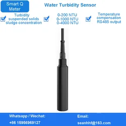 Sludge concentration sensor turbidity meter water quality turbidity detector liquid suspended particles industrial pollution