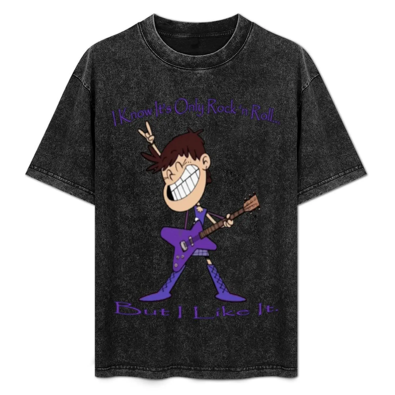 Loud House - Camiseta Luna Loud, camiseta básica grande y alta