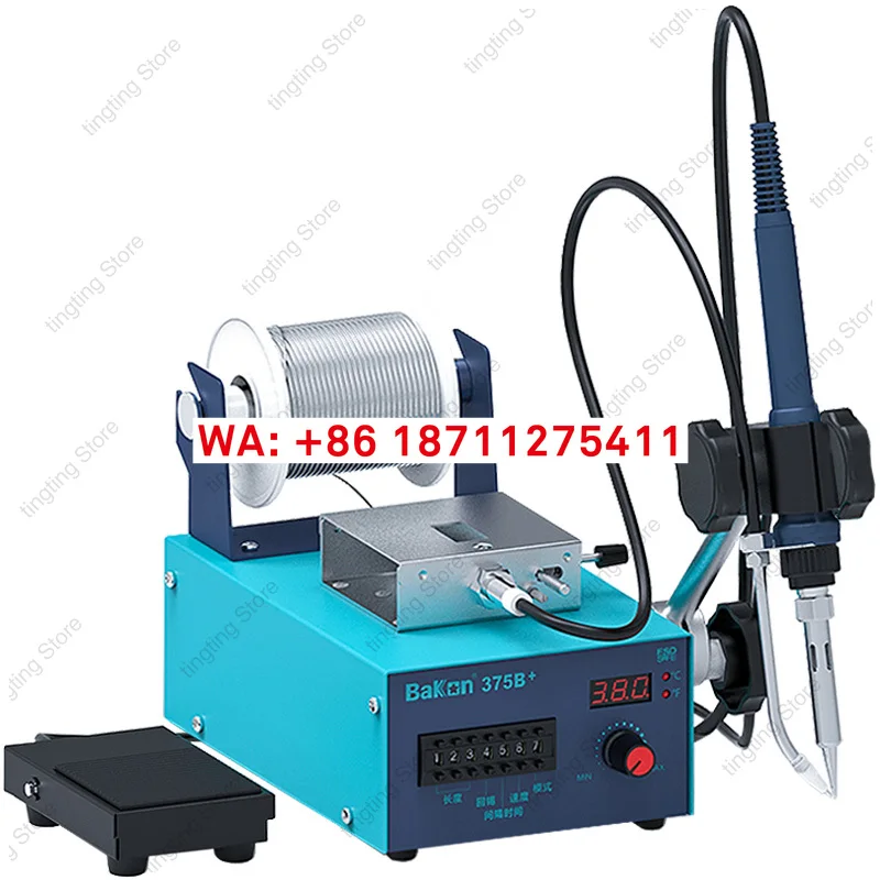 White light 375B automatic soldering machine, high-power foot operated soldering iron, industrial grade