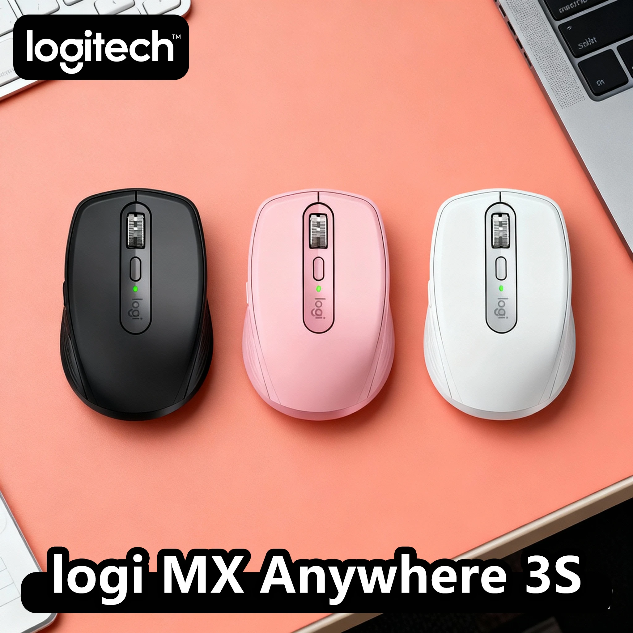 

Logitech MX Anywhere 3S - Dual-mode wireless Bluetooth support, awesome battery life, lightweight and portable without adding ex