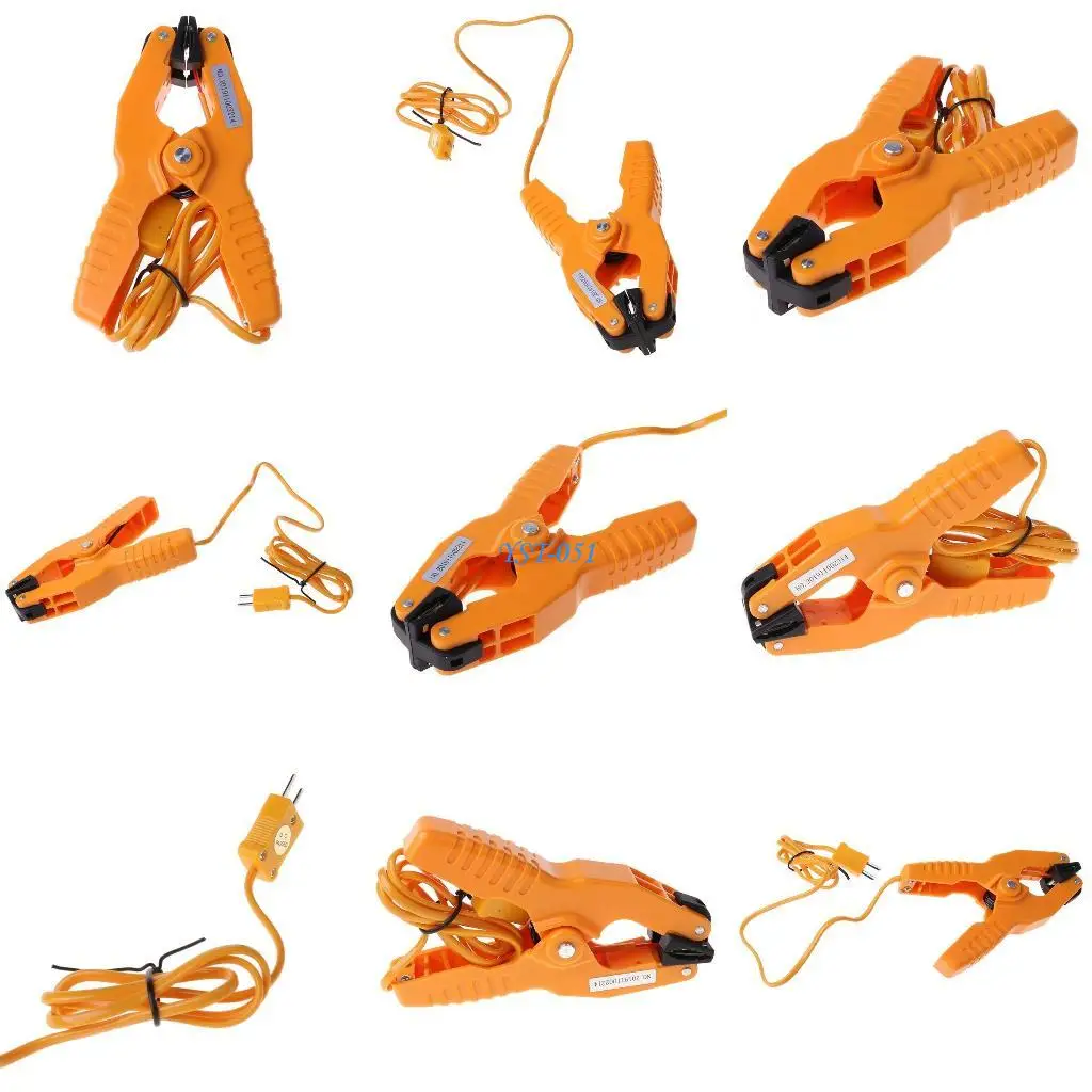 

E15A Type K Probe Thermocouple Temperature Clamp Pipe Clamp Diagnostic