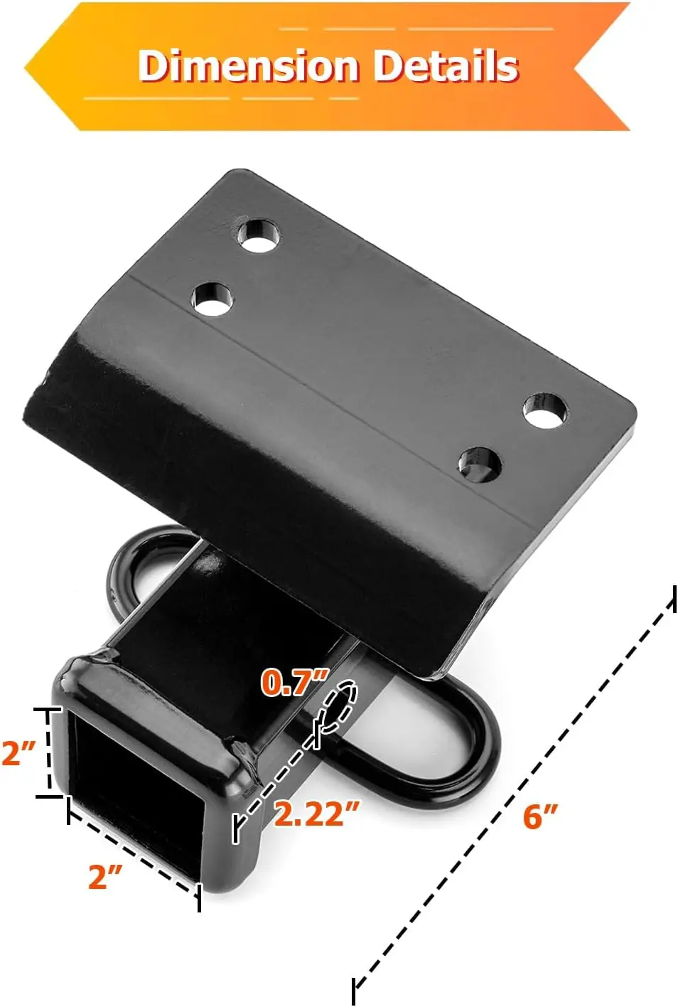 Volkswagen Tiguan Towing, Steel, Black, Class 3 Compatibility