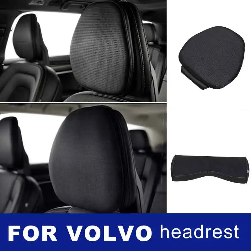 for volvo xc90 s90 v90 xc60 xc40 s60 v60 C40 EX90 Car seat headrest neck pillow memory cotton cushion car accessory