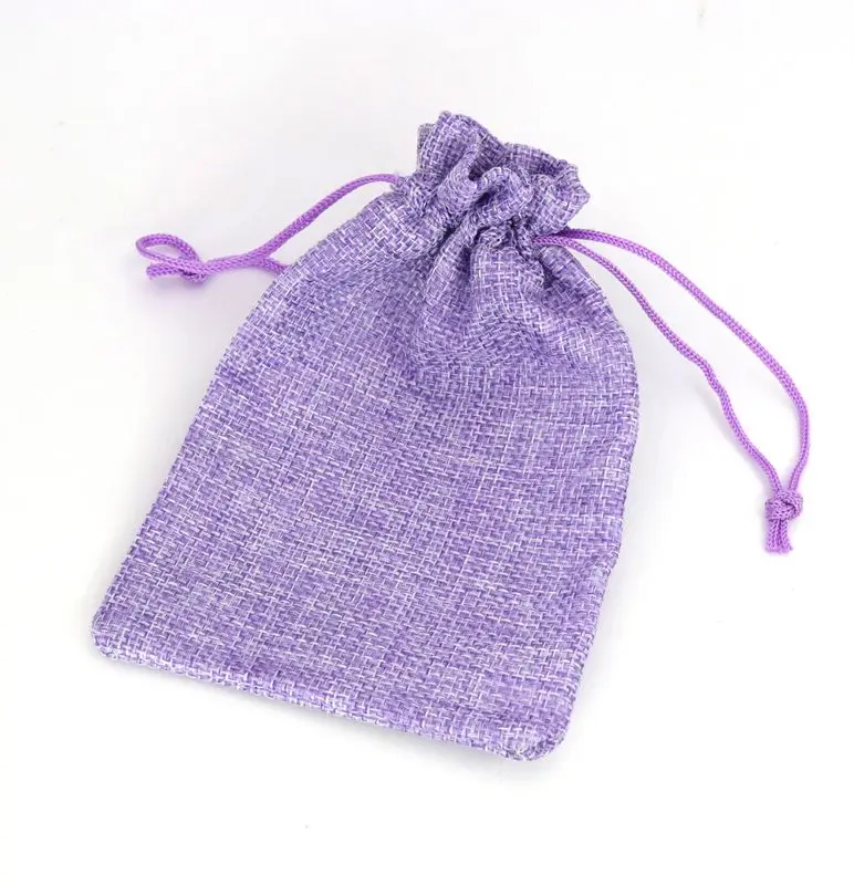 5Pcs/lot Jewelry Pouches Gift Bag and Packaging Fabric Drawstring Pouches For Jewelry Finding Wedding Engagement DIY Accessories