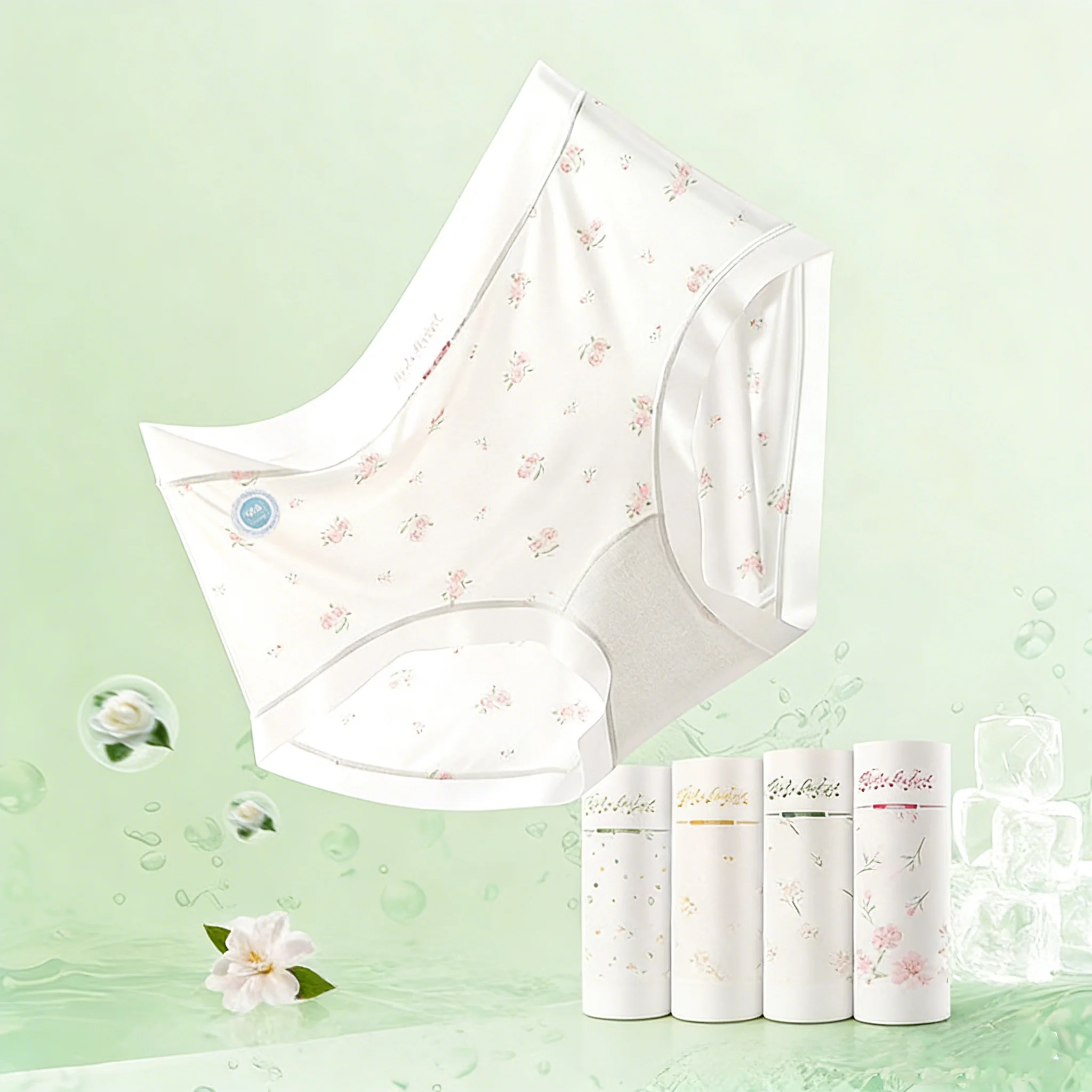 3PCS/Set  Panties for Women 10A Antibacterial Soft Ultra-thin quick-drying Underwears Plus Size 7XL Briefs