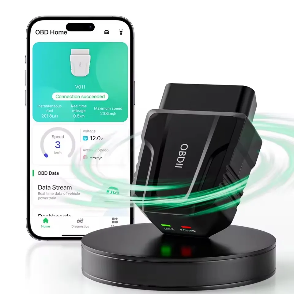 

V011 Автомобильный диагностический инструмент Bluetooth 5,4 Автомобильный OBD2 сканер Clear Error Code Reader Инструмент сканирования