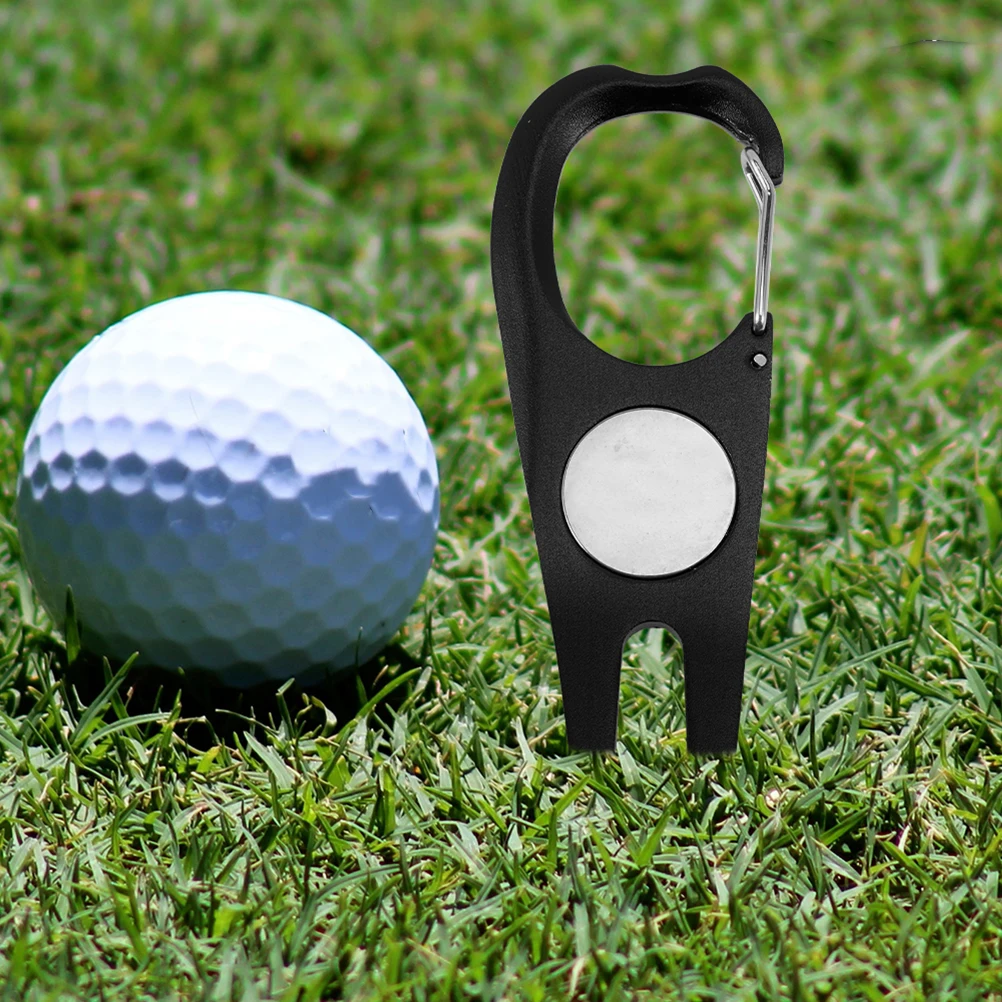 

Golf Divot Repair Tool Portable Grass Fork Black Blue Stainless Steel Durable Marker For Outdoor Sports Experience