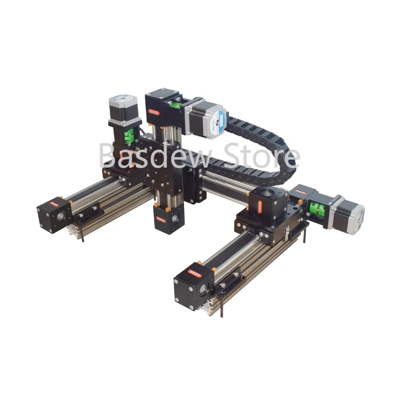 Double rail belt drive precision numerical control linear actuator RXP45XYZ-L gantry high speed low noise guide