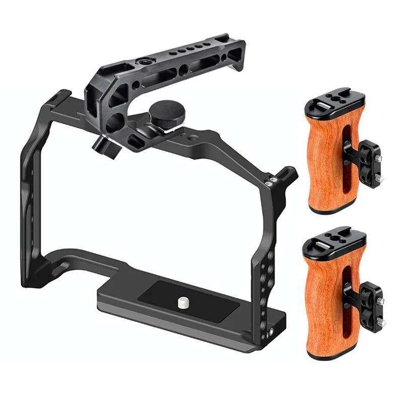 Powerwin for  Z8 Camera Cage Kit Stabilizer Rig Protective Extension Frame Gimbal Arri Locating Screw Wooden Handle