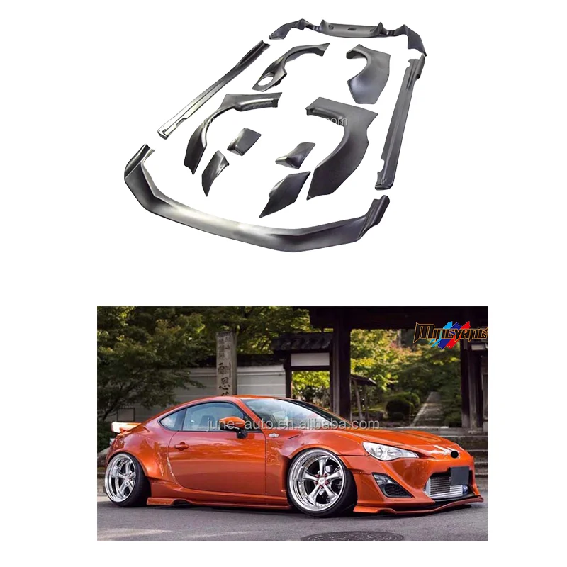 

Modification High Quality Rocket Bunny ABS Wide Body Kit Car Bumpers for GT86 BRZ Body Kit