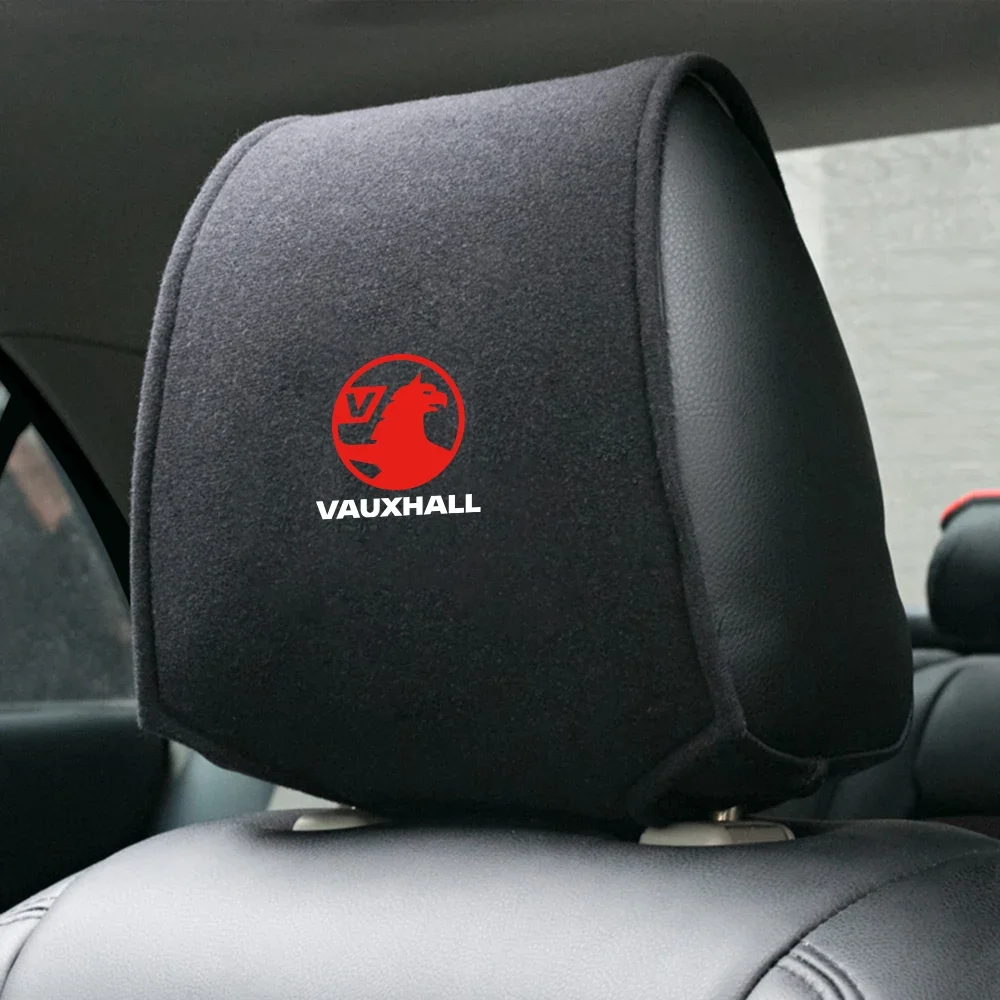 Car Seat Headrest Pillow Cover Auto interior Accessories For Opel Vauxhall Astra J K Crossland X Grandland Insignia B Zafira C