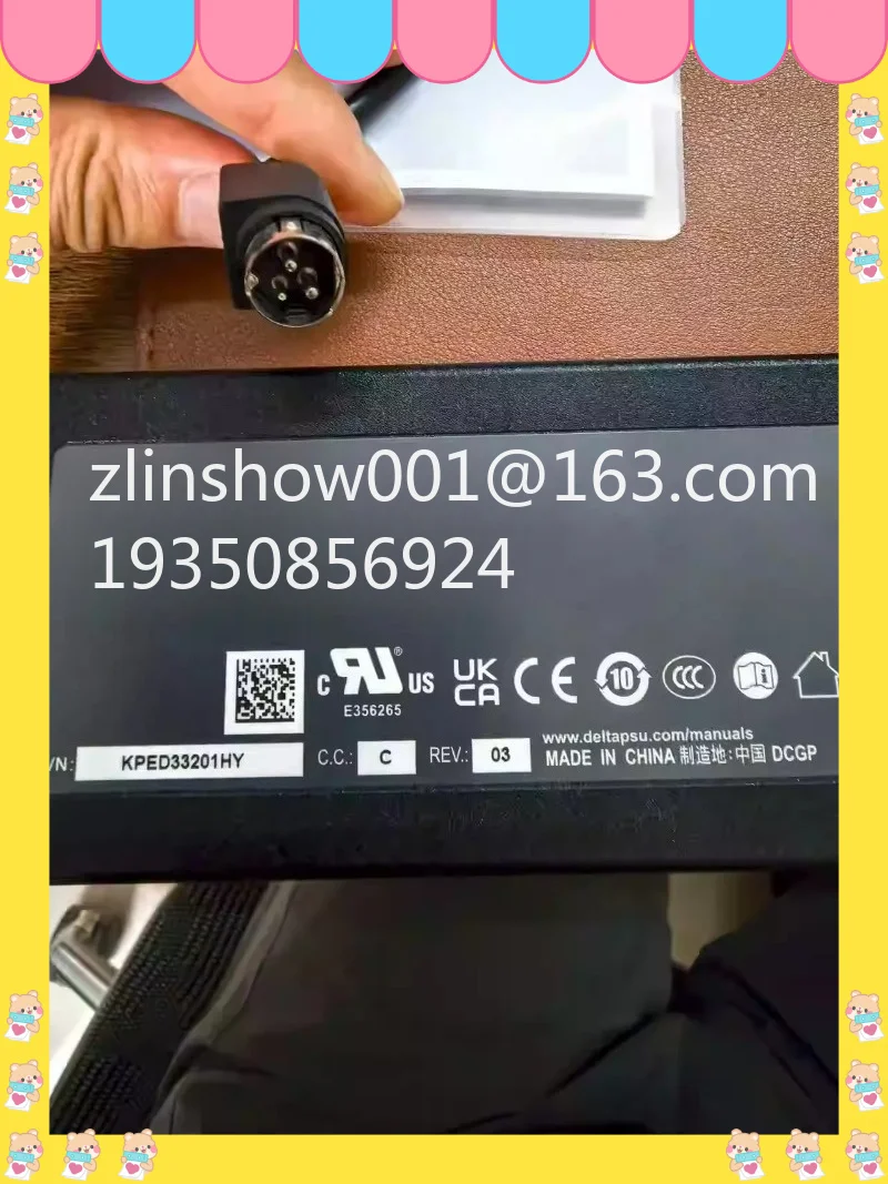 3-Pin AC Adapter FOR Sonoscape E2 Ultrasound Machine Charger MDS-090AAS19B