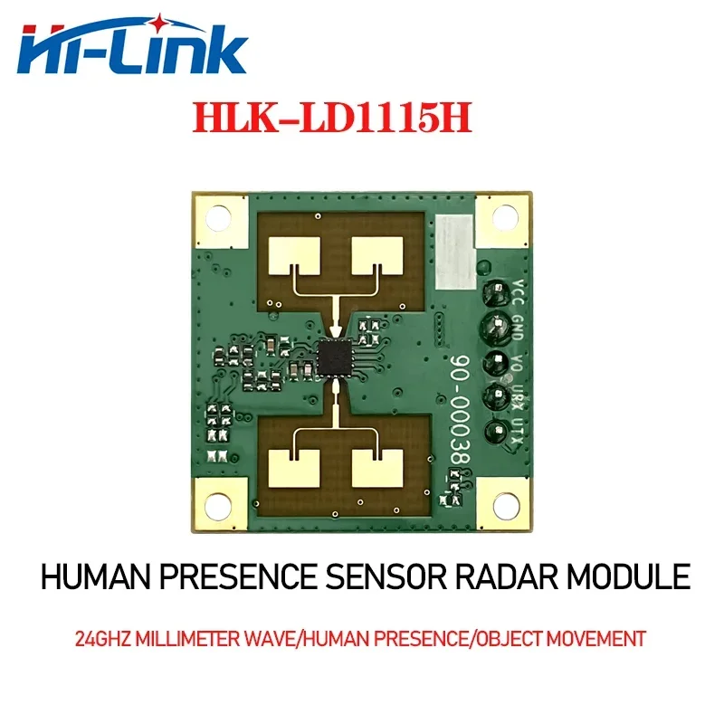 HLK-LD1115H 24Ghz Human Presence Sensor Radar Module TTL serial Communication Micro-Motion Detection mmwave Sensor