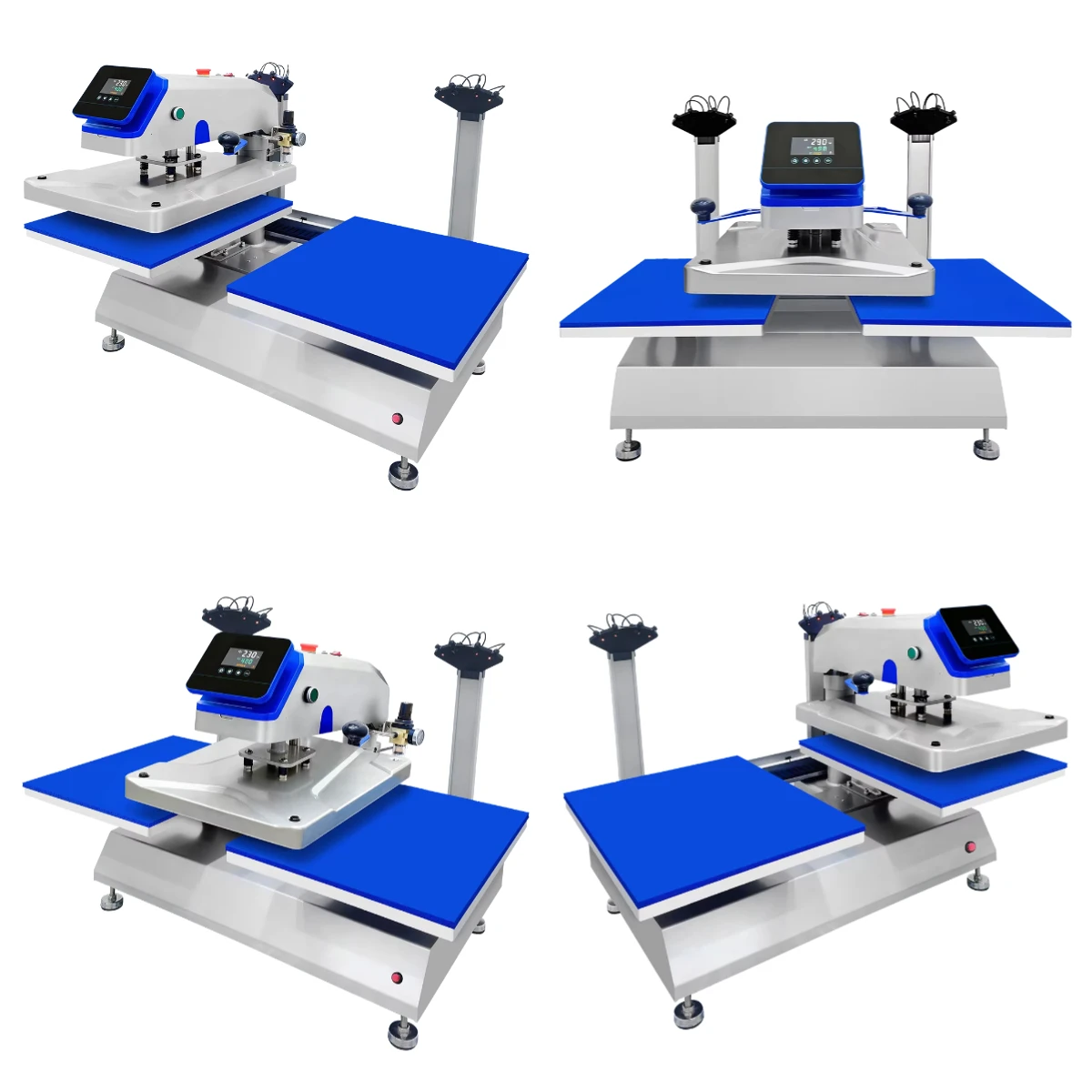 

2026 New Dual Heat Press Machine Semi-Automatic T Shirt Heat Press