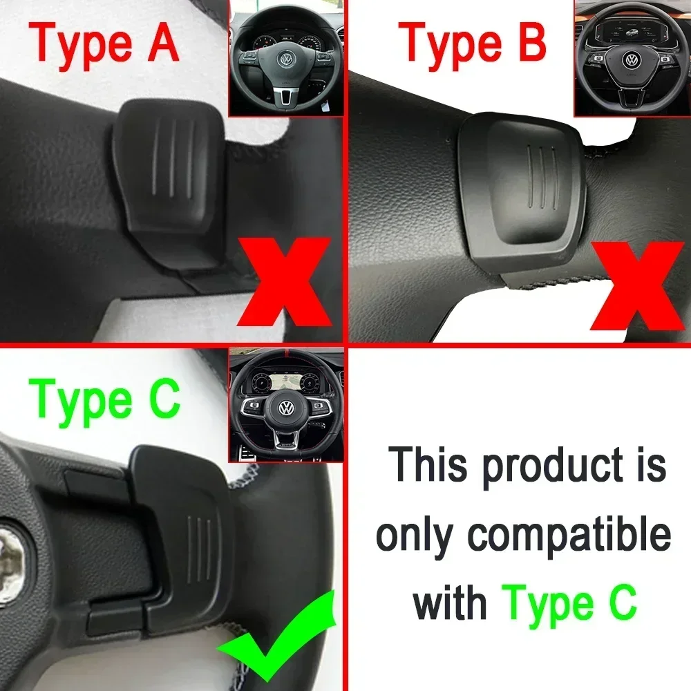 Car Steering Wheel Shift Paddle Shifter For Volkswagen VW GOLF GTI R GTD GTE MK7 7 POLO GTI Scirocco Tiguan Rline PASSAT T-ROC