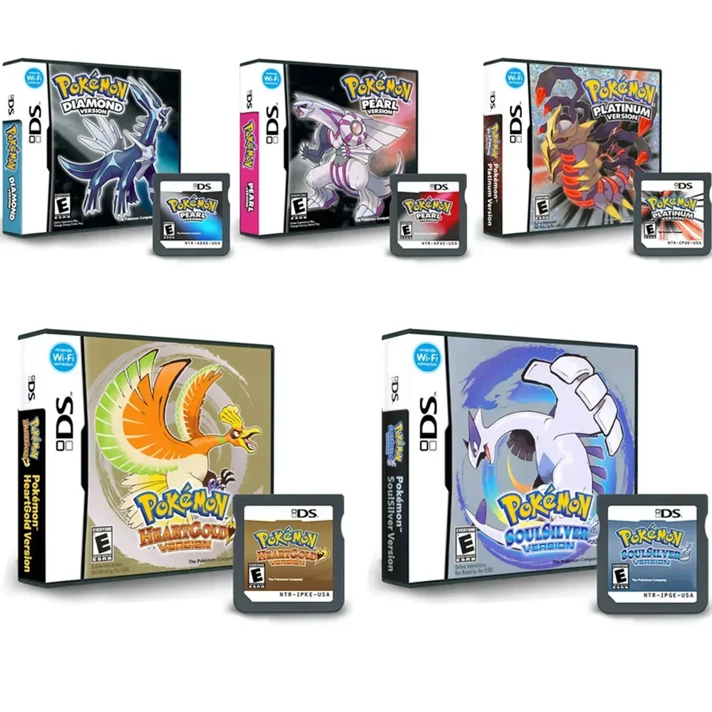 Pokémon NDS-Spielkarte Diamond Pearl Soul Silver Heart Gold Platinum US-Edition (R4-Karten-Edition) – Detail 2