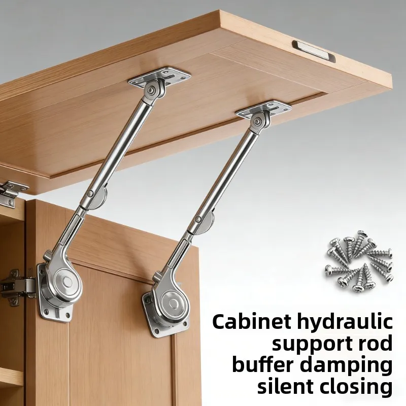 

Adjustable Cabinet Lid Support Hinge Randomly Stop Cupboard Door Stay Furniture Hardware Toy Box Lift Up Soft Close Support Rod