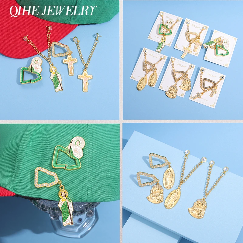 Neue mexikanische Metallabzeichen Emaille Pins individuell bemalt Cowboyhut Clip Ladge Bag Pin Golf Cap Basketball Clip Modeschmuck Geschenk