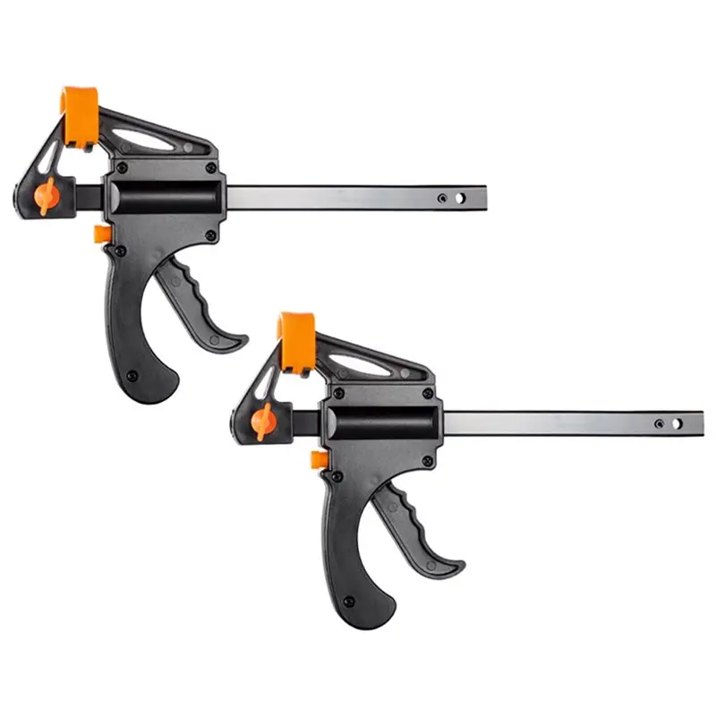 【limited-edition】bar-clamps-for-woodworking-trigger-quick-grip-clamps-one-handed-ratchet-wood-working-clamp-for-wood-gluing-cr