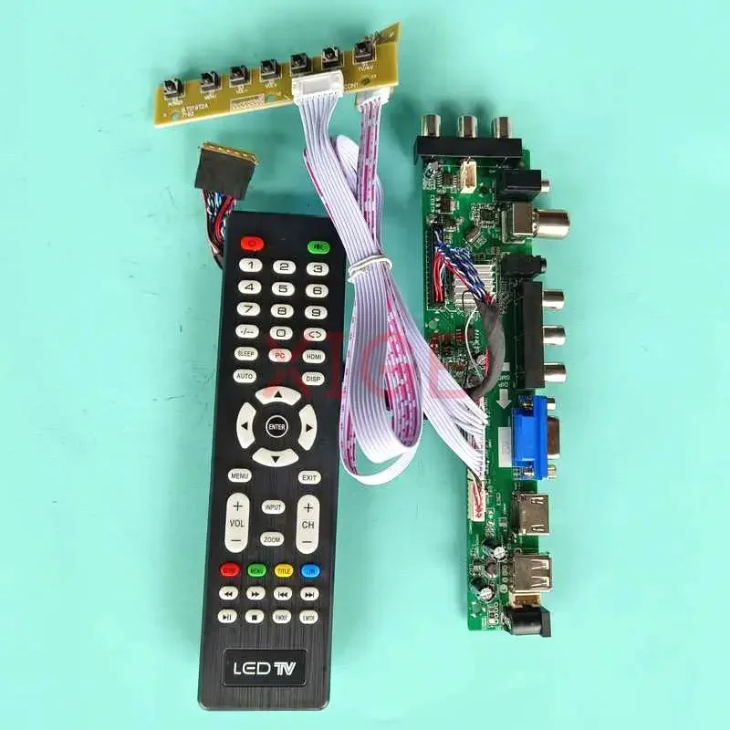 สำหรับ BP101WX1-200 BP101WX1-206 1280x800 AV /usb/dhmi/vga แล็ปท็อปเมทริกซ์ DVB-C /t 10.1 "40-PIN LVDS ชุดกระดานควบคุมไดรเวอร์ DIY