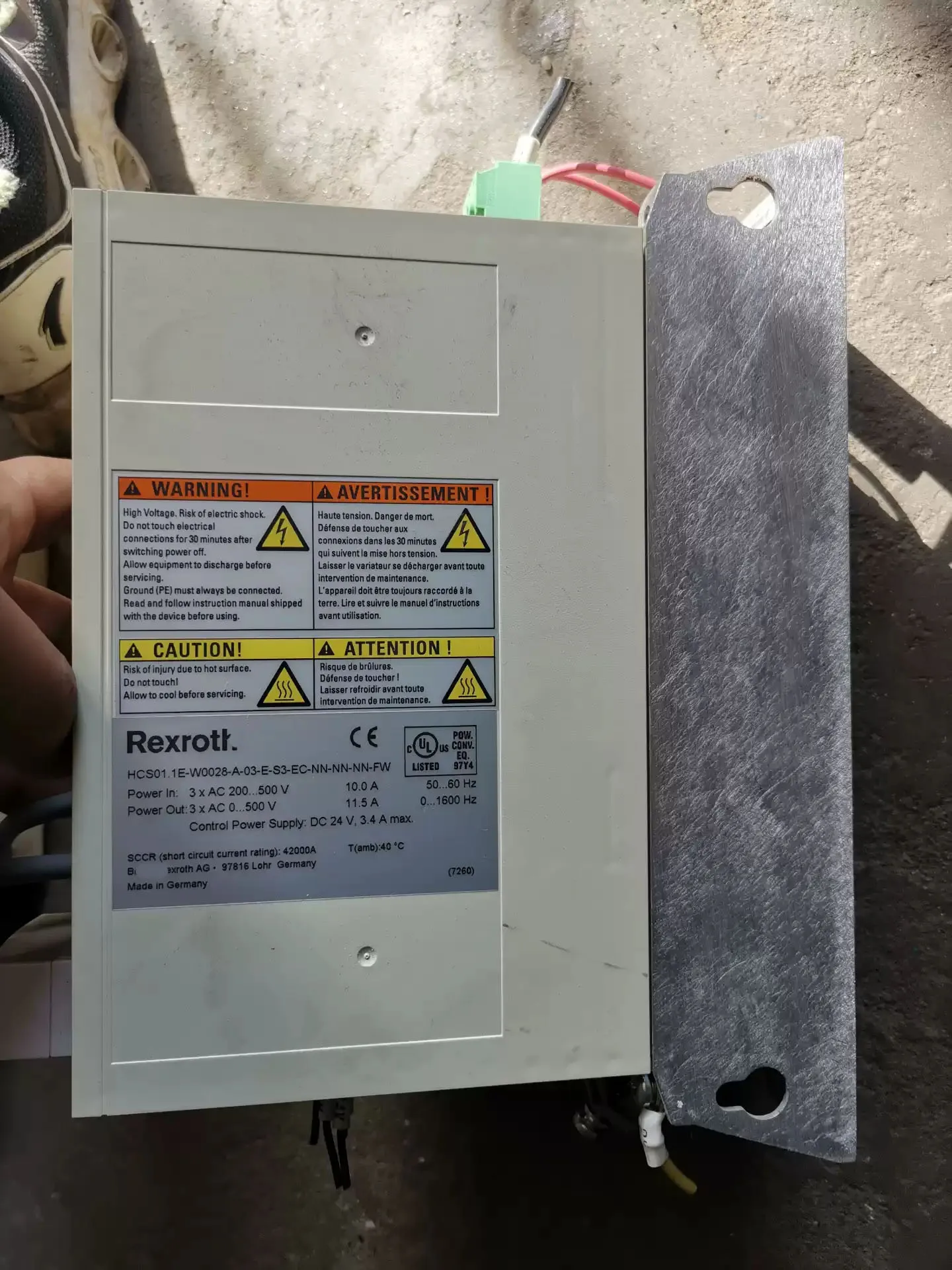 Rexroth용 HCS01.1E-W0028-A-03-E-S3-EC-NN-NN-NN-FW 서보 드라이브