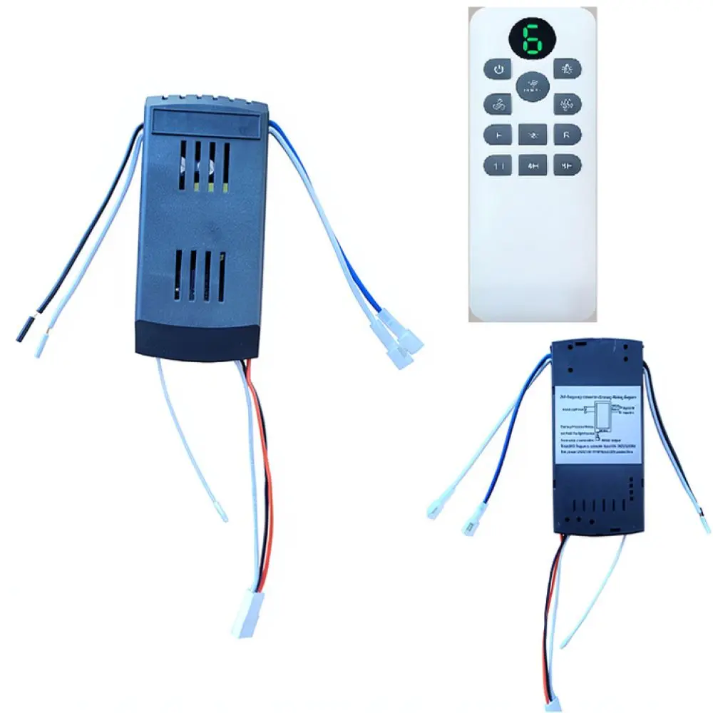 Universal DC Ceiling Fan Remote Control Kit 24V Variable Frequency Wireless Switch For LED Light Fan Regulator