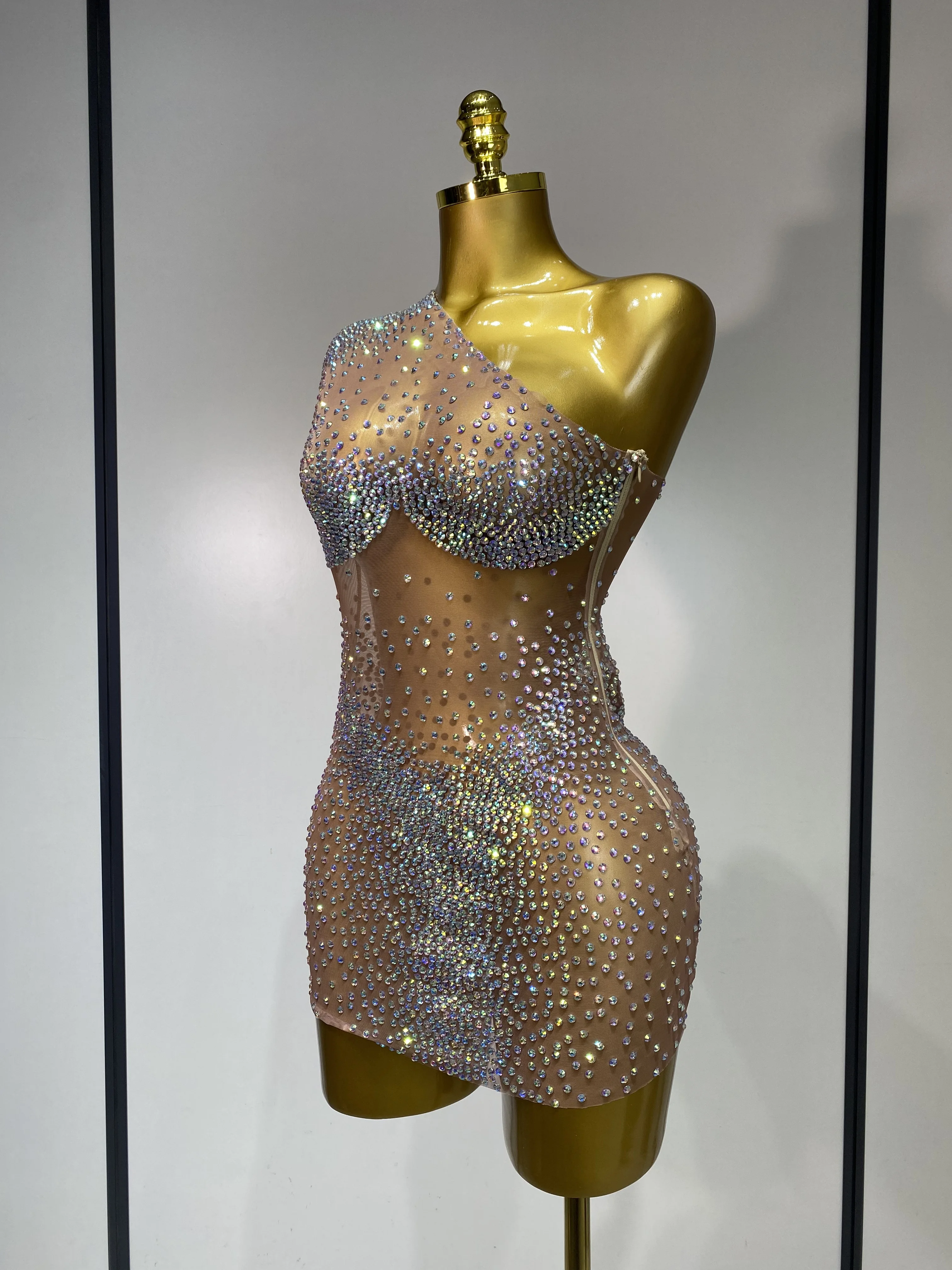 black dresses for women bodycon Axel Sequin Mini Dress Gold