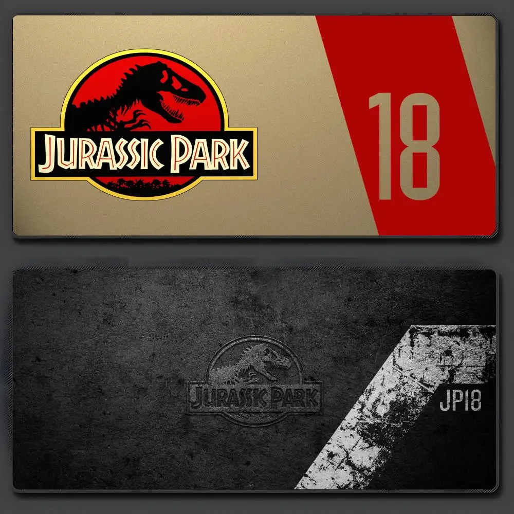 

Jurassic Park In Large Mouse Pad Large Anti-Slip Rubber Gaming MousePad Durable Desk Pad Thick Seam Edge Suitable For Office And