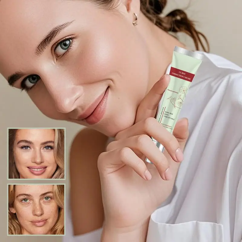 15ml centella asiática cc creme de alta cobertura à prova dwaterproof água mudança de cor brilho cc creme rosto corretivo bb creme base de maquiagem facial