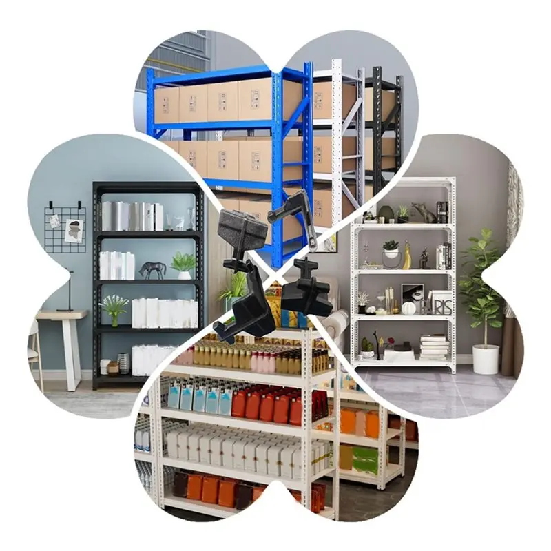 Retail 80PCS Post Inserts Connectors For Shelf Heavy Duty Shelving Unit - Plastic, Injection Molded, Sturdy & Strong Support