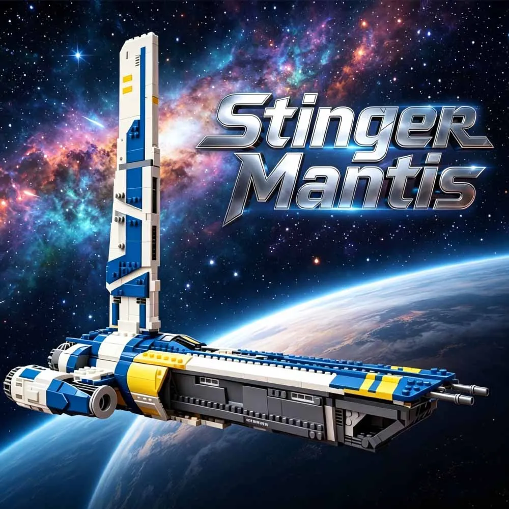 Movie Games 2657PCS MOC-145894 Space War Space Battleship Stinger Mantis Spaceship  Assembly DIY Set Toy Building Blocks Gift