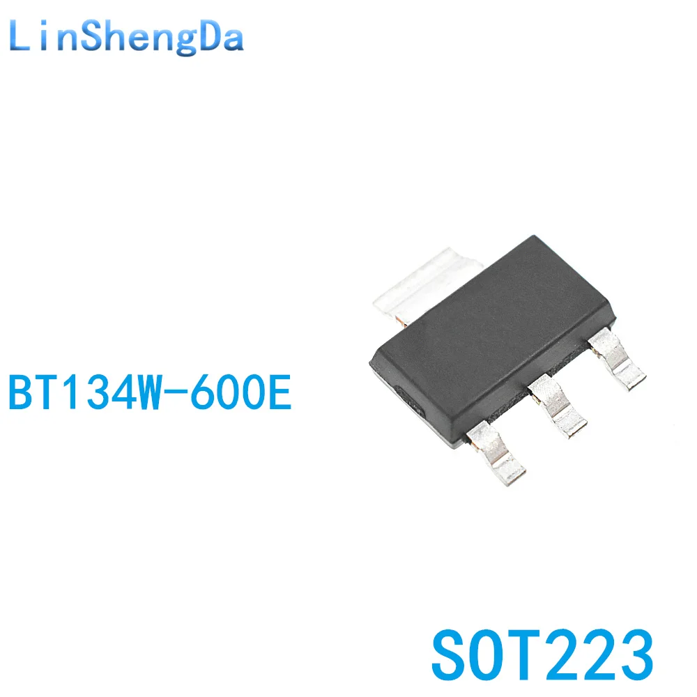 10PCS BT134W-600E BT134-600 4A600V bidirectional thyristor chip SOT-223