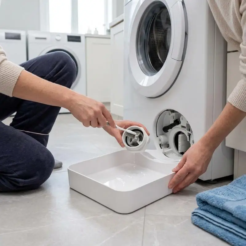 Washer Drain Plastic Funnel Anti Overflow No Clog Easy Clean Universal Fit for Most Front Loading Washers