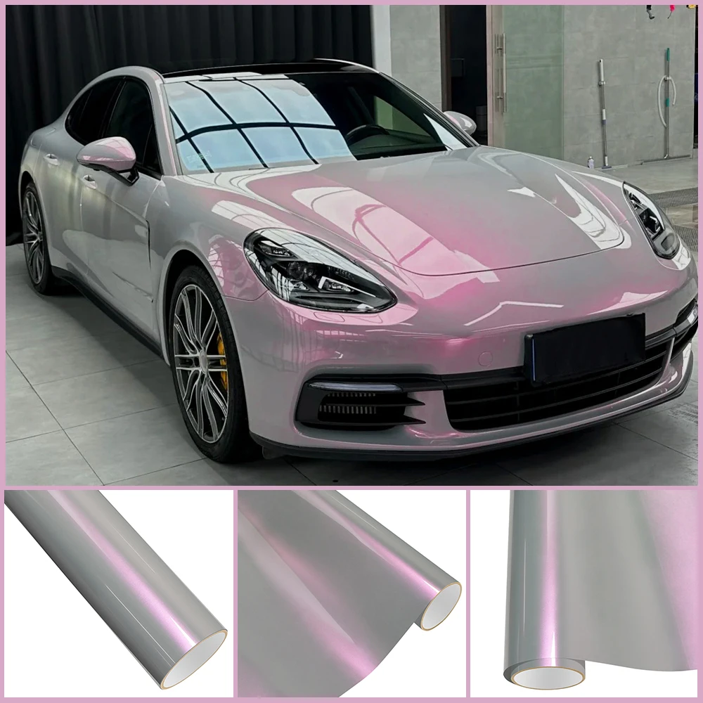 

PET Dreamy Pearl Stone Grey Car Vinyl Wrap Film Waterproof Scratch Resistant Self Adhesive Motorcycle Auto Body Decoration Film