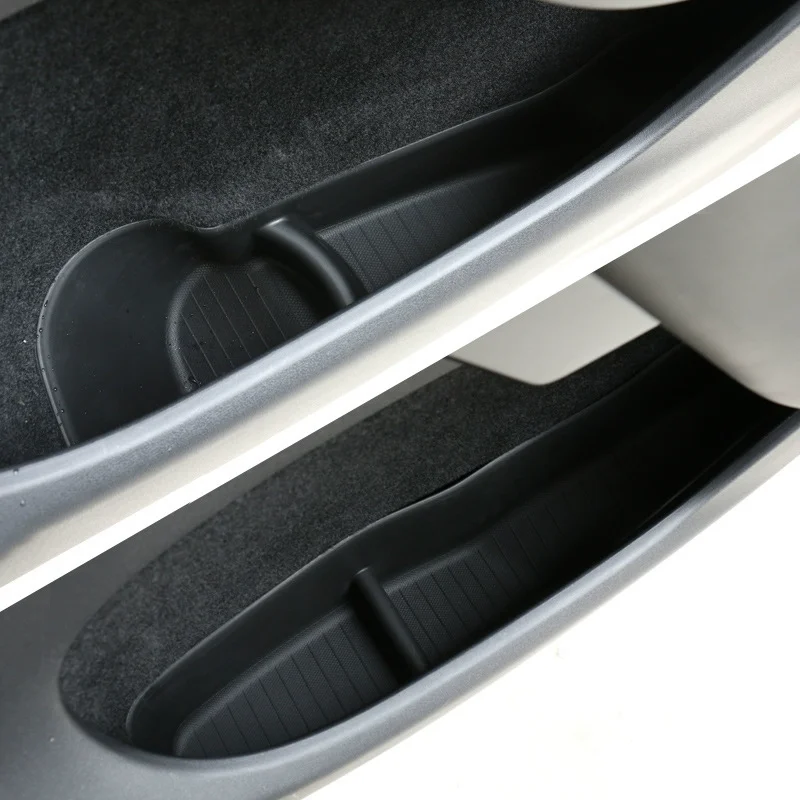 

Для Tesla Model 3 Model Y Juniper 2017-2025 Передняя задняя дверная ручка, подлокотник, лоток, органайзер, боковая дверь автомобиля, ящик для хранения, аксессуары