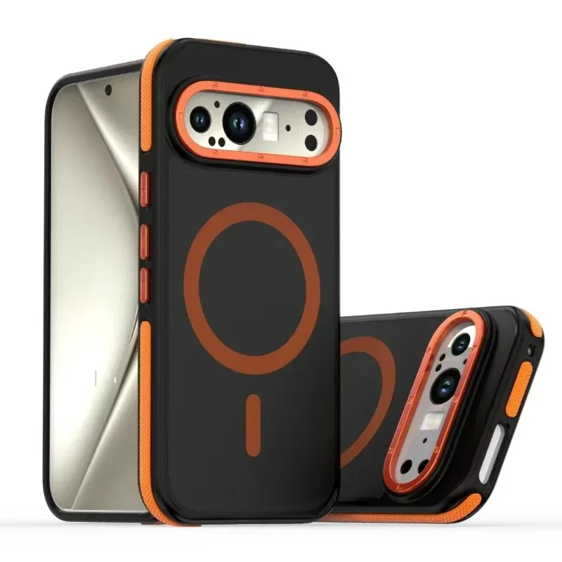 Superior Armor High Clear Protect Case for Google Pixel 10 9 Pro XL Multicolour Button Frame Magnetic Charge Shockproof Cover