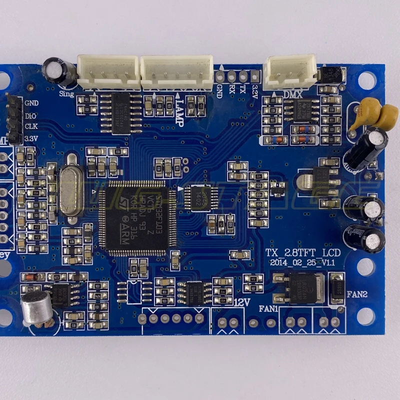 TX-2.8FTF-LCD Blue Display Board Display DMX Touch Screen Board For Sharpy 230W 7R Beam