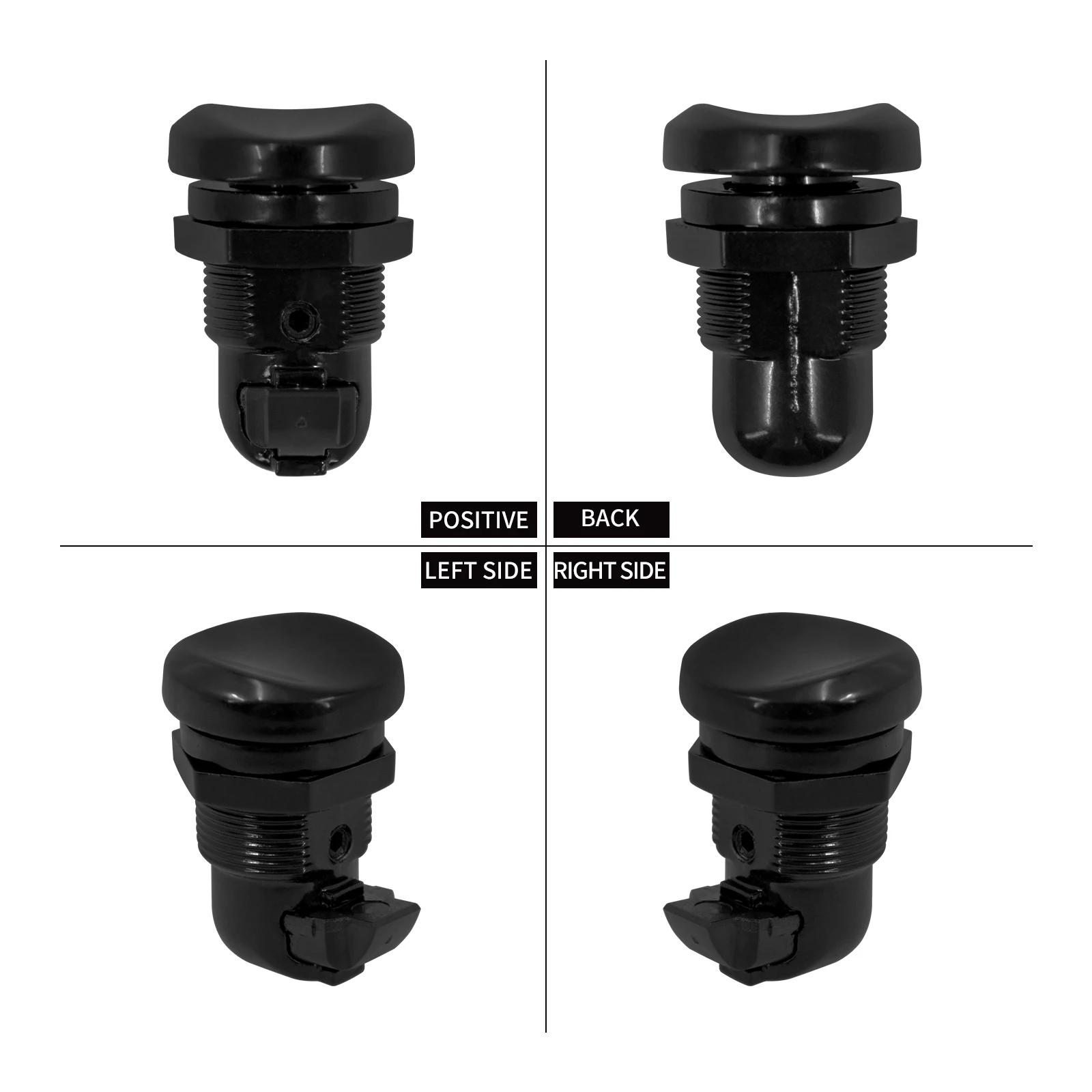 1xMotorcycle Fuel Door Latch Push Button Gas Oil Cap Tank For Harley Touring 1992-2022 Street Road GlideTour Electra Glide FLHX - view 5