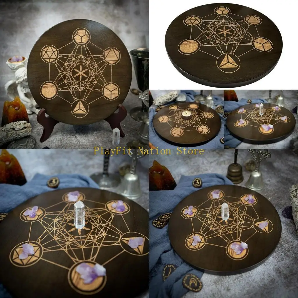 

242F Pendulum Witchcrafts Altar Board Pendulum Board Metaphysical Message Board