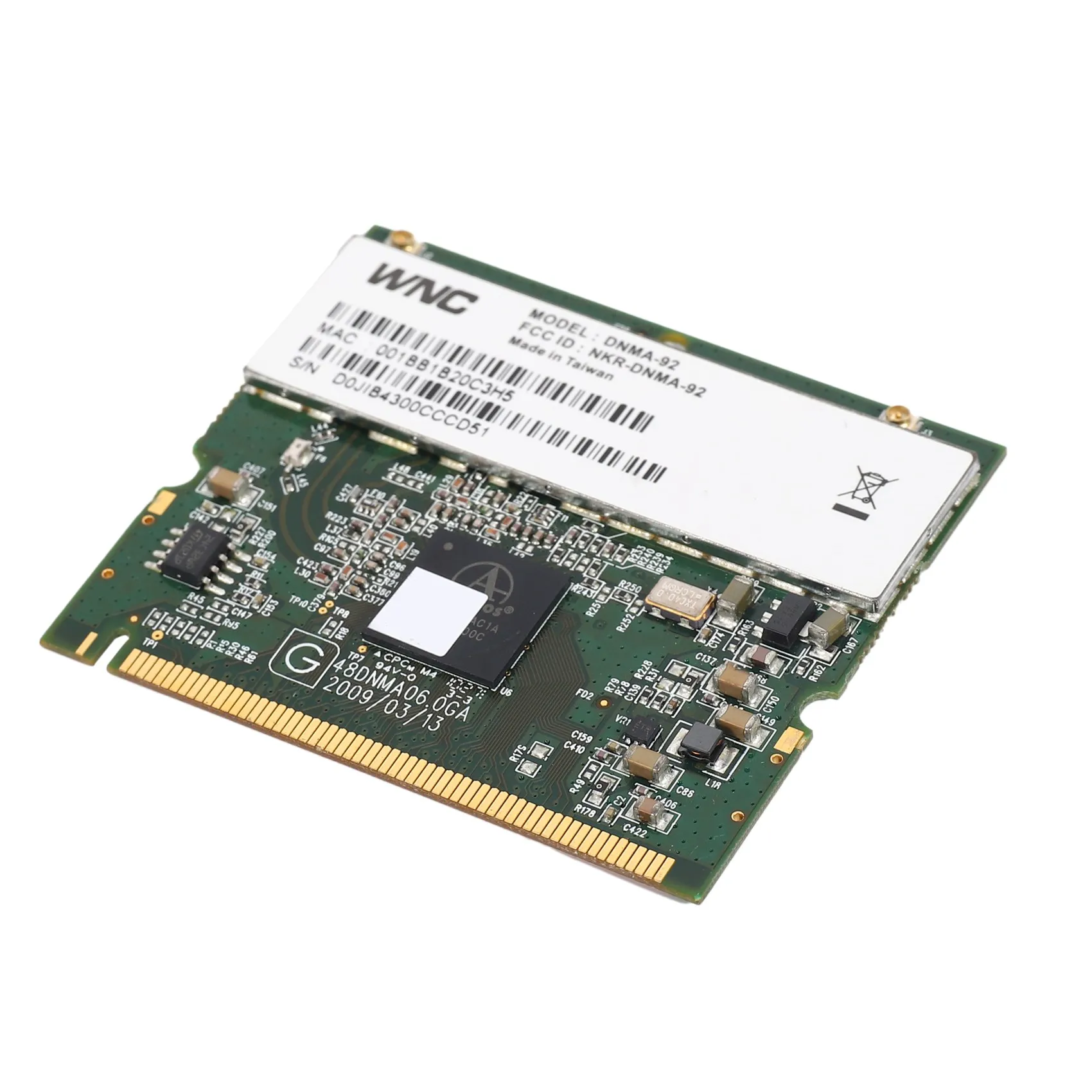 Y06A Wireless Network Card Atheros AR9220 WLM200NX 802.11A/B/G Dual Band 2.4/5GHz 300Mbps WiFi Wireless Card