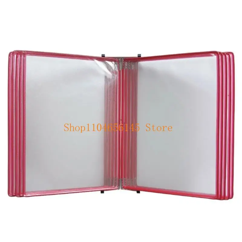 10 Pocket Wall Mounted Reference System Organizers Wall Mounted Reference System Display Board for Warehouse, Workshop