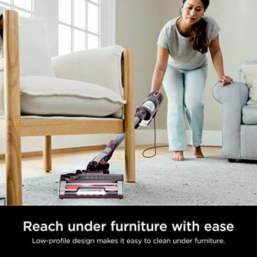 超軽量ペットプロコード式スティック掃除機、パワーフィンズヘアプロ消臭技術搭載、ペットの毛やほこりの効果的な掃除に