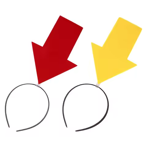 2Pcs Halloween Headpiece Funny Party Colorful Headbands Arrow Bands Hoops Party Summer Hair Accessories Hairband Decor