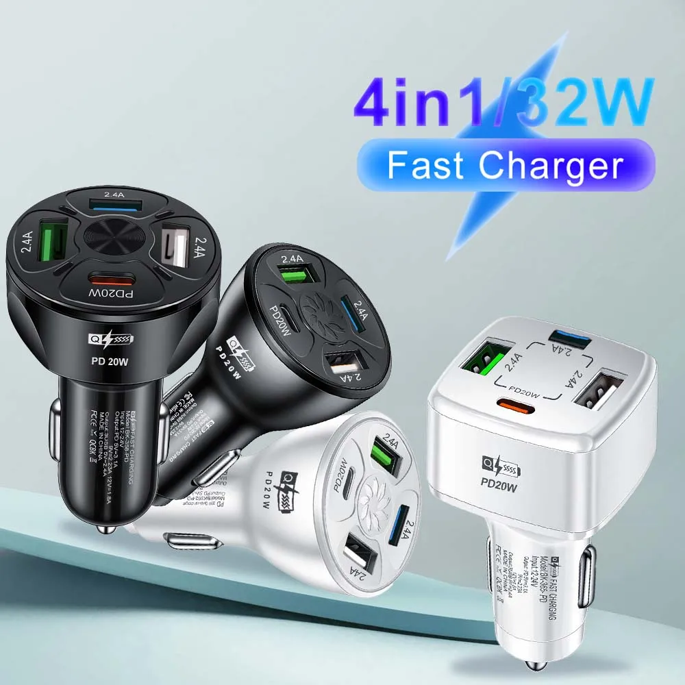 32W Car Charger Usb…