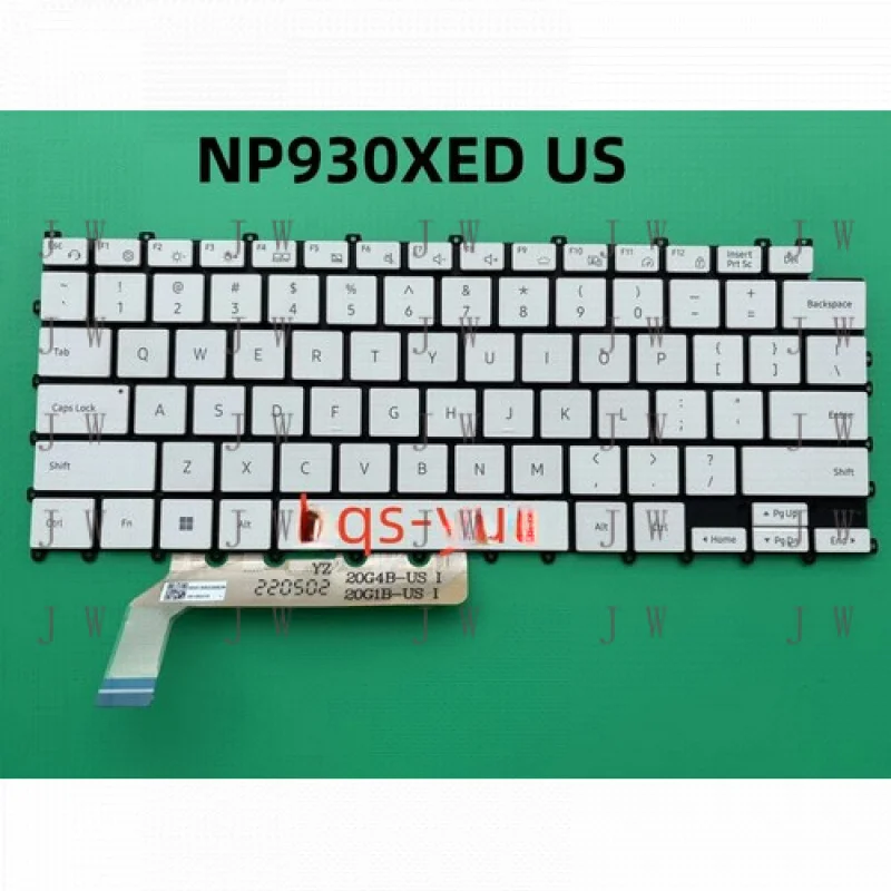 

DDW NEW for Samsung NP930XED 930XED US KEYBOARD White