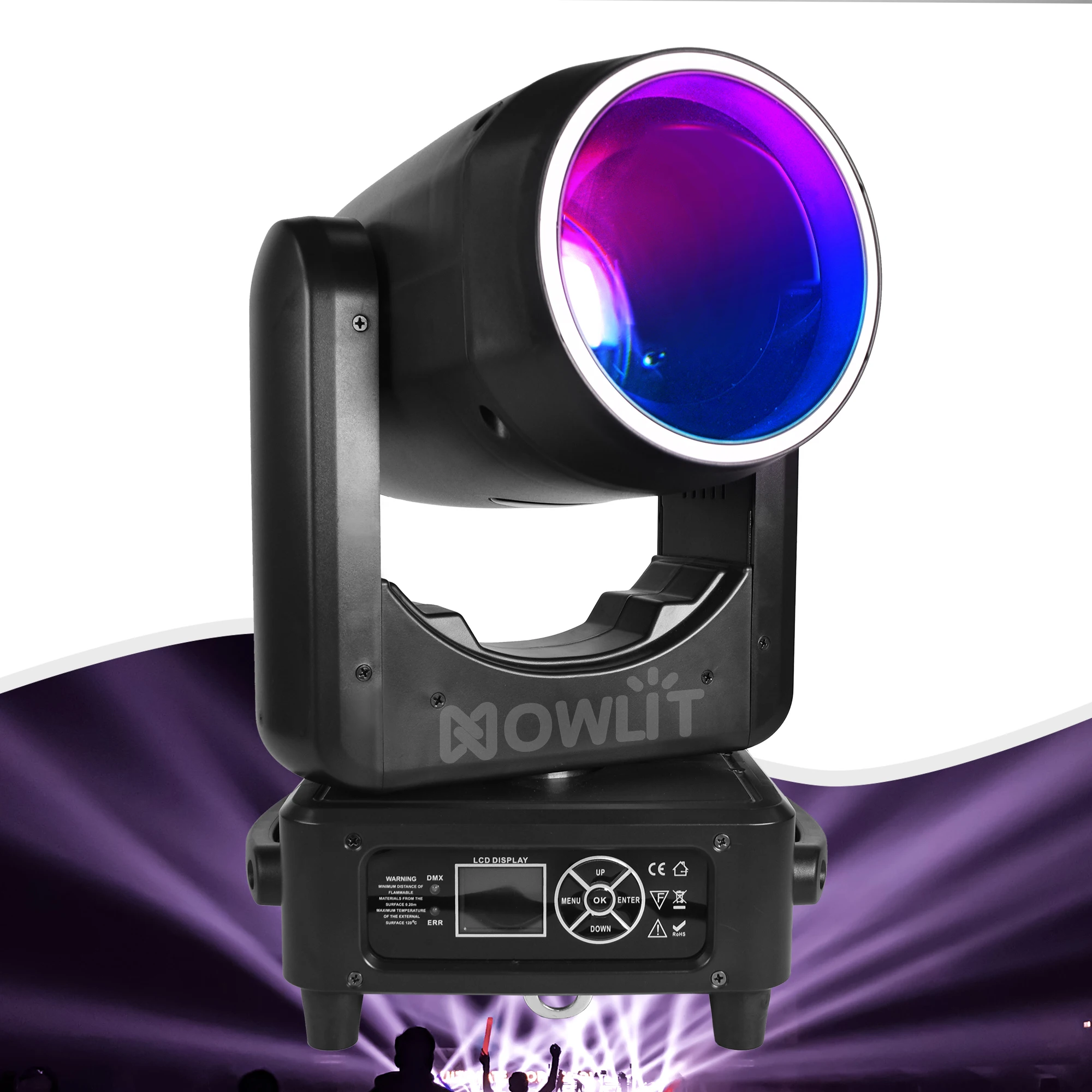 150W LED Beam Moving Head Light DMX512 Control Spotlight For Disco Party Show Stage Event Lighting