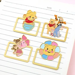 Disney Winnie The Pooh Bear Cartoon Cute Book Page Clips Bookmark for Women Men Kids Reading Supplies Page Book Mark Gifts