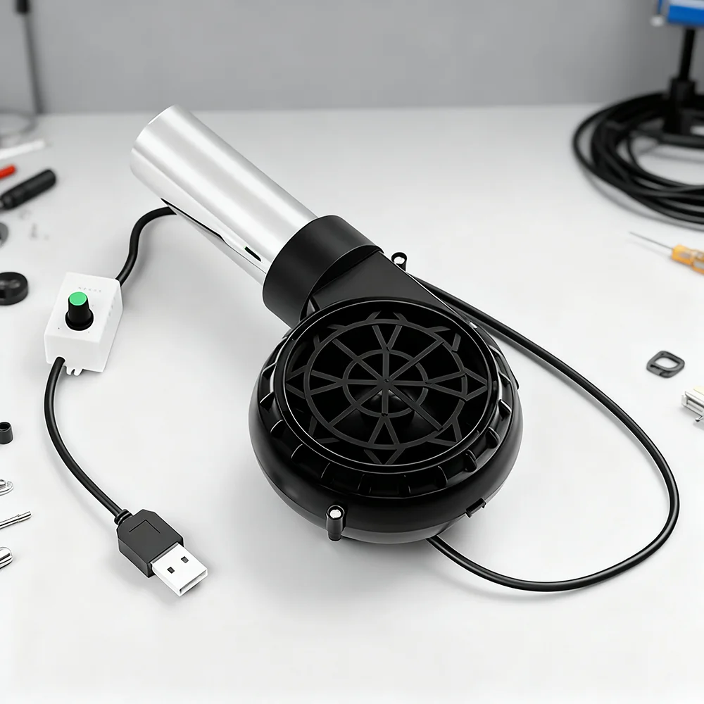 

Портативный ручной вентилятор для улицы, бытовой вентилятор для барбекю, древесный вентилятор с контролем скорости USB, ручной вентилятор, инструмент для сильфона огня