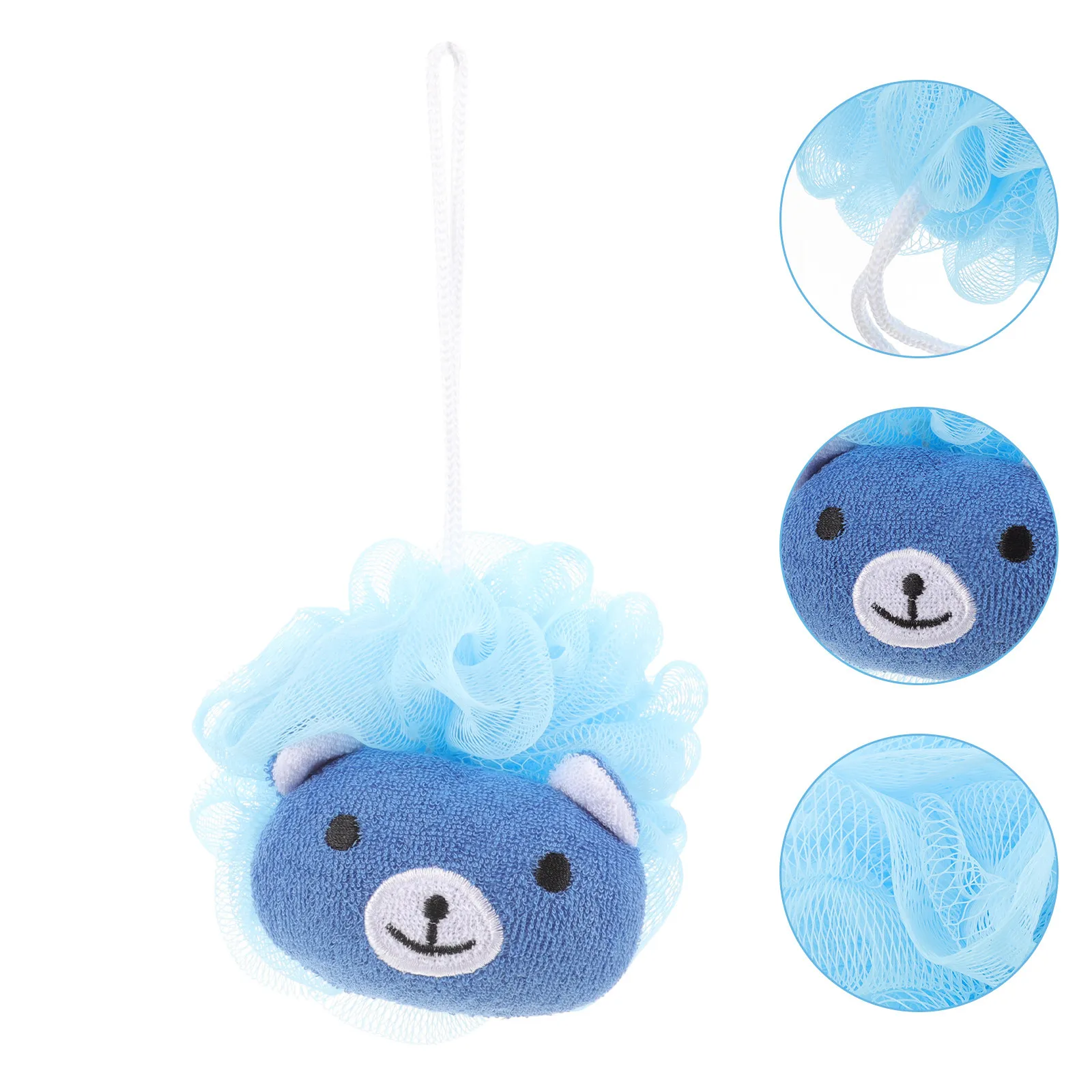 Sturdy Pe Bath Ball for Deep Skin Cleansing Exfoliating Shower Loofah Produces Rich Lather Gentle Body Scrubber Bath Sponge